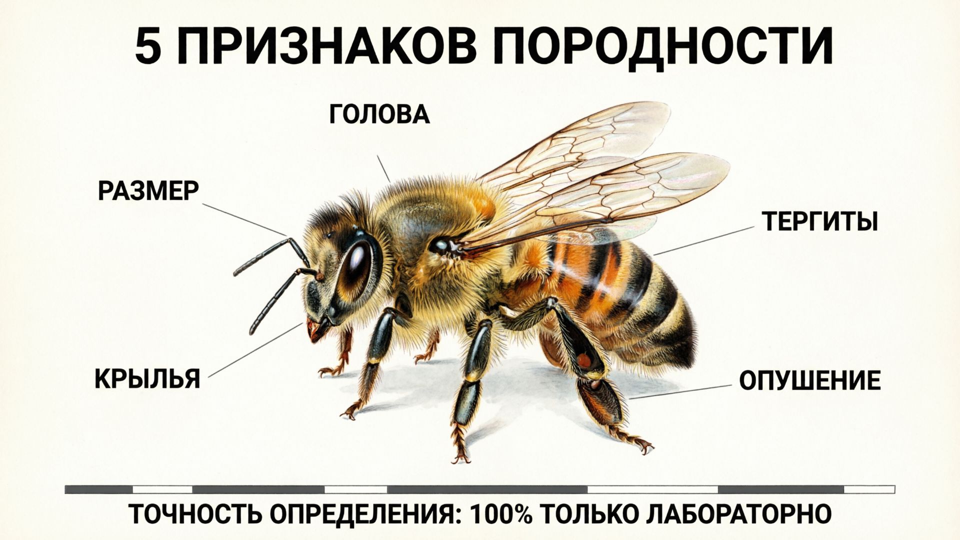 Определение породности пчел: параметры, которые нельзя игнорировать