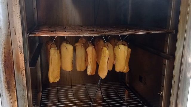 Копчу утиную грудку-2