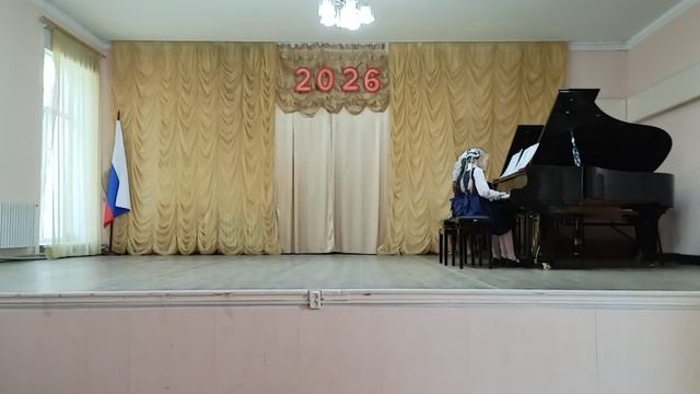 Годлевская Марина и Овчаренко Юлиана  И.С. Бах «Гавот»