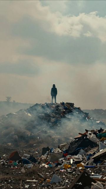 Погружение в мусор: Последствия нашей безответственности #экология #загрязнение #мусор #безысходнос