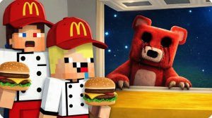 🍔НОЧНАЯ СМЕНА в МАКДОНАЛДС в Майнкрафт! НУБИК