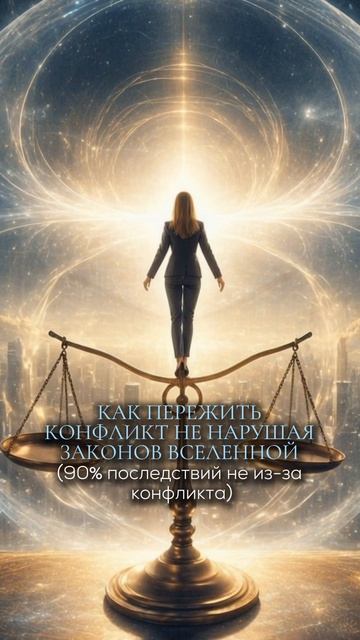 Как пережить конфликт не нарушая законов вселенной 90 последствий не из-за конфликта: