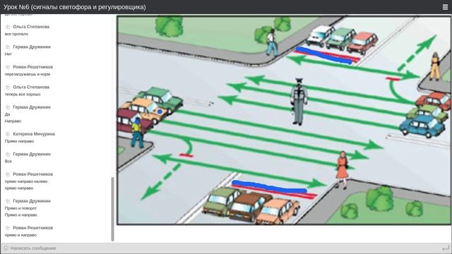 Урок 6 сигналы светофора и регулировщика
