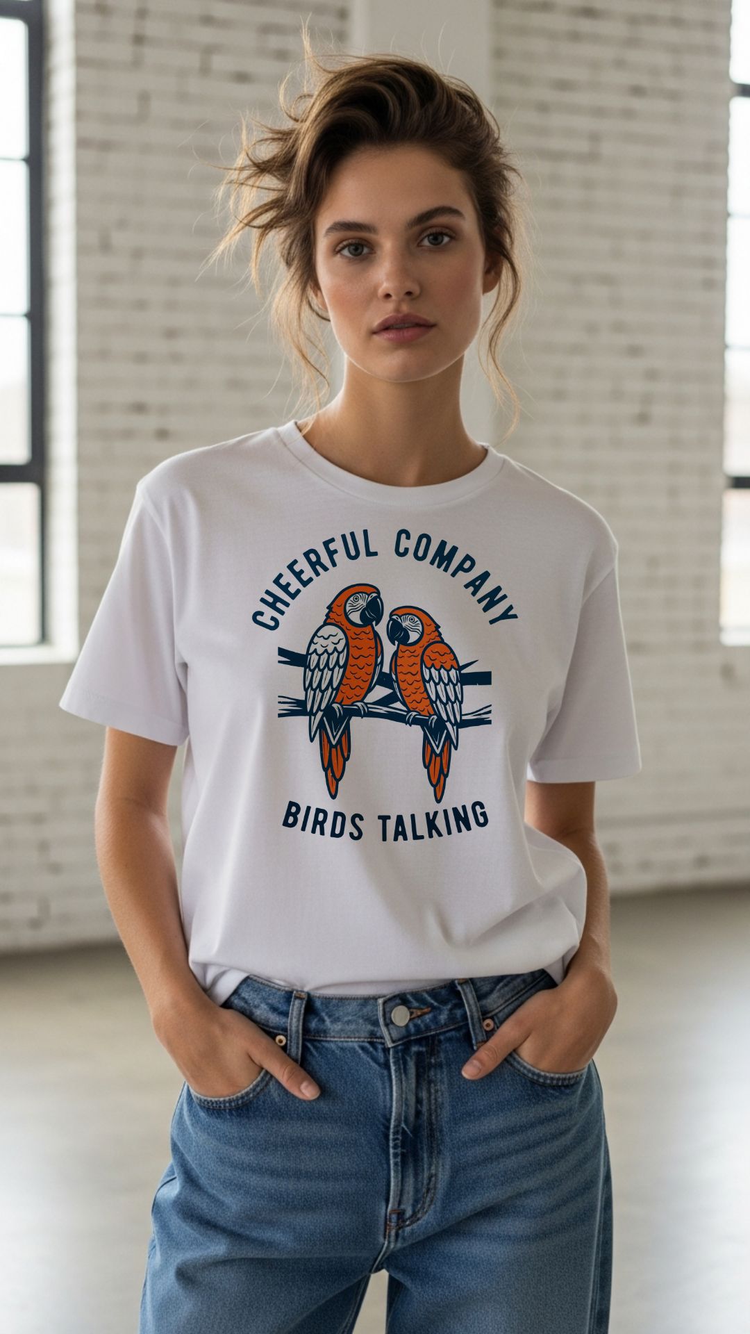 Футболка «Тропический диалог»