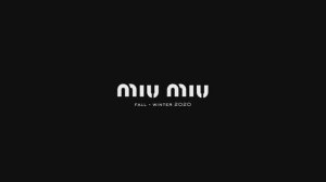 Показ женской коллекции Miu Miu осень-зима 2020-2021