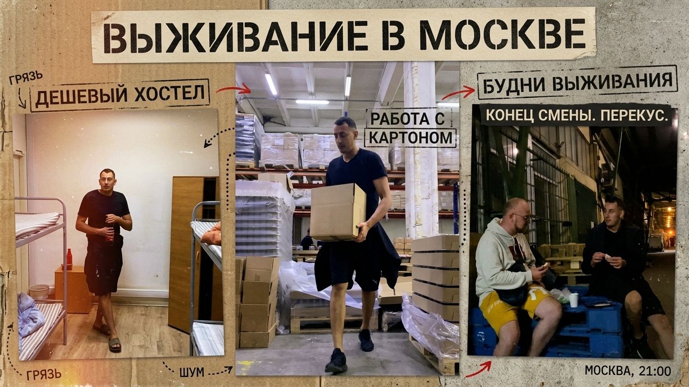 ВЫЖИВАНИЕ В МОСКВЕРАБОТАДЕШЕВЫЙ ХОСТЕЛ