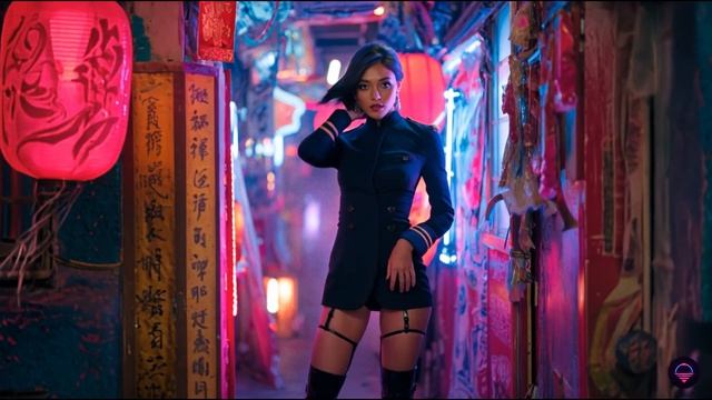 NEON SYNDICATE - 1-Hour Cyberpunk Techno ｜ Red Lantern Alley Dive