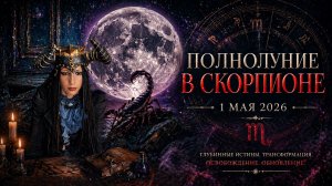 Полнолуние в Скорпионе (1 мая, 20:23 мск)