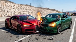 BeamNG Drive - Аварии на высокой скорости