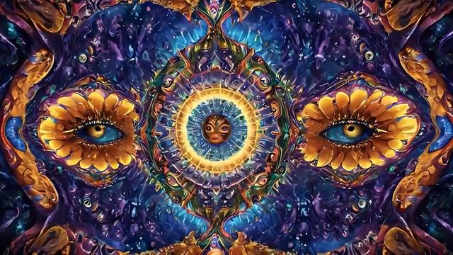 Progressive Psytrance - Electric Samurai  Hallucinations mix 2024 (AI Psychedelic Graphic Visuals)