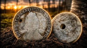 Коп с металлоискателем в пропавшей деревне | выбитые места, но серебро Екатерины всё же нашли!