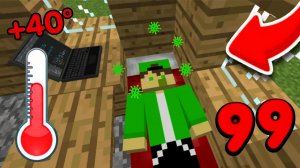 Я БОЛЕЮ УЖЕ 99 ДНЕЙ В МАЙНКРАФТ Зилс Minecraft