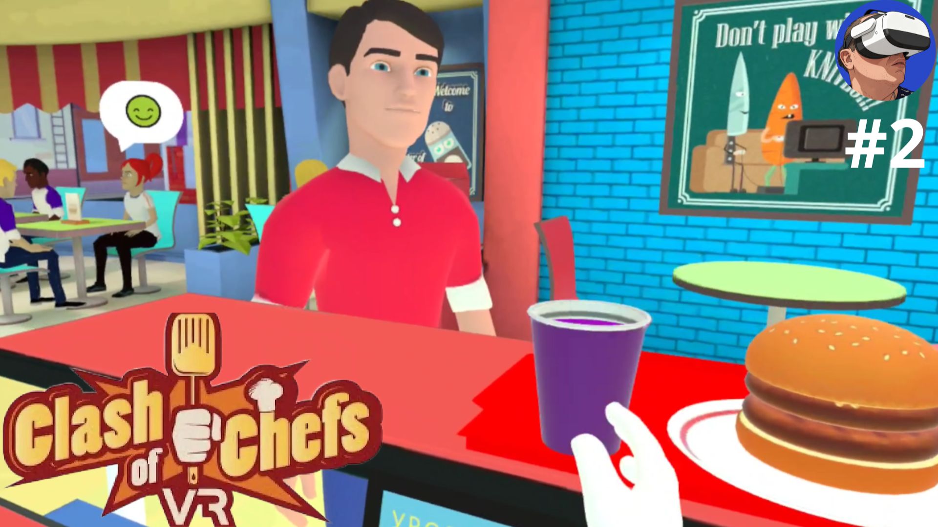 Clash of Chefs VR. Ресторан Бургеров. Продолжение! смотреть онлайн