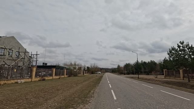Прогулка от гольф клубу по новому поселку в Завидово (12.04.2026)