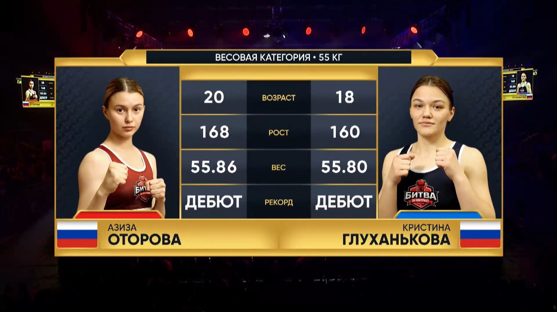 Азиза Оторова vs Кристина Глуханькова | БИТВА ЗА КОНТРАКТ В КАЛИНИГРАДЕ! | 1 мая 2026