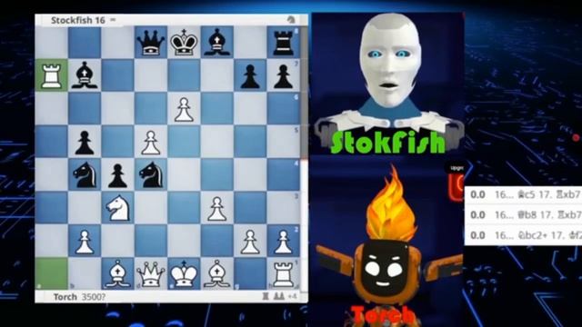 STOCKFISH 18 играет в безумную игру против TORCH на русском