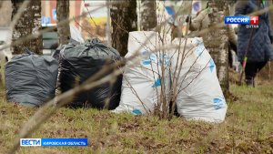 Кировчане очистили берега реки Люльченка в районе «Уткина Парка»