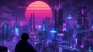 Спокойный Synthwave, киберпанк, sci-fi