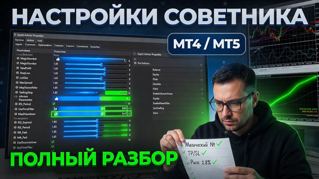 Как проверить настройки советника EA для Форекс: полный разбор параметров в МТ4/МТ5