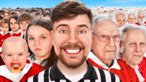 ЛЮДИ ОТ 1 ДО 100 ЛЕТ СРАЖАЮТСЯ ЗА $500,000 MRBEAST МИСТЕРБИСТ НА РУССКОМ мистер бист