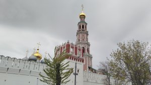 Звон колокольни Новодевичьего монастыря в Москве (Цикл «Прогулки по Москве с Иваном Человековым)
