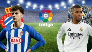 ФУТБОЛ ЧЕМПИОНАТ ИСПАНИИ LA LIGA.  ЭСПАНЬОЛ - РЕАЛ МАДРИД.  ТЕКСТОВАЯ ОНЛАЙН ТРАНСЛЯЦИЯ