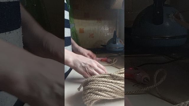 Коврик из джута