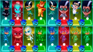 МЕГАМИКС Герои в масках ⚡️ Coffin Dance в Tiles Hop lvl 25-28 - Мультик PJ Masks