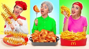 Кулинарный Челлендж# Я против Бабушки # Безумные Ситуации на Кухне от Jelly DO Challenge