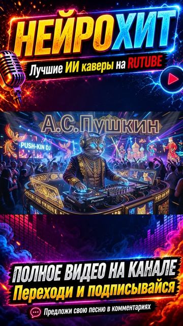 ПУШКИН - У лукоморья дуб зелёный (ИИ кавер, песни, песни 2026, хиты, новые, клипы, музыка)