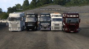 Euro Truck Simulator 2 Конвой со стримером на YouTube leonxzet 12