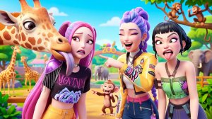 Чудесный день в зоопарке 🐯✨ [KPop Demon Hunters]