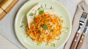 Морковь по-корейски с луком