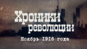 3. Хроники революции. Ноябрь 1916 года. Пыжиков А.В.