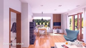 Dom w żurawkach – Wirtualny spacer po wnętrzu I ARCHON+ Projekty Domów