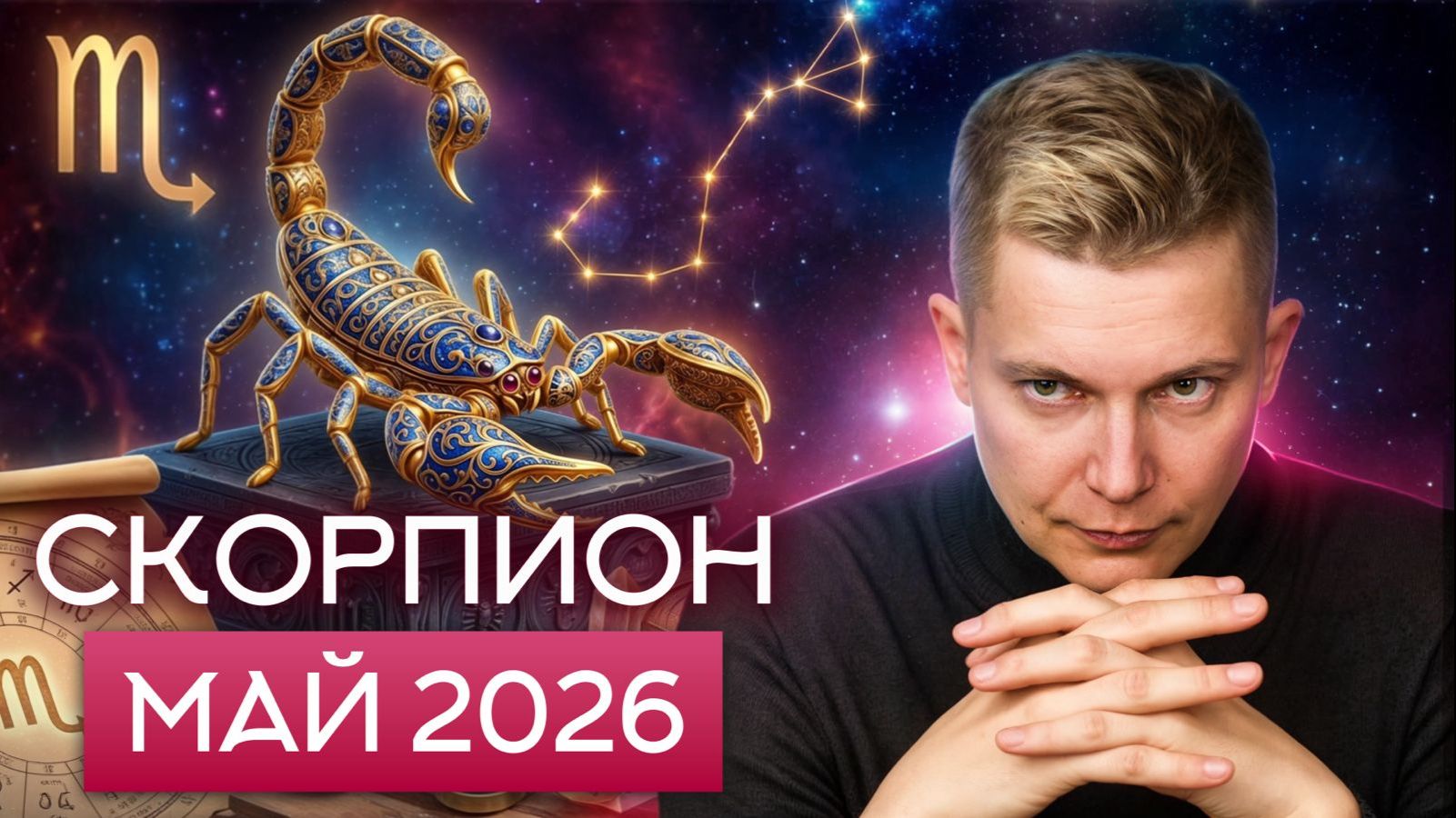 Скорпион Май 2026, переходим в размеренный режим! Душевный гороскоп Павел Чудинов