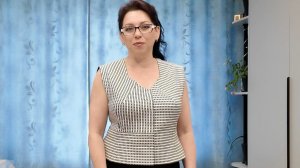 Жилетка из остатков жаккарда. Обзор готового изделия.