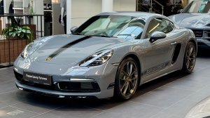 Porsche 718 Cayman in Arctic Grey color / Порше 718 Кайман в цвете Арктик грей