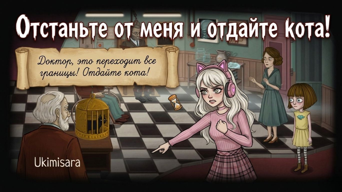 Отстаньте от меня и отдайте кота! | Прохождение Fran Bow #9 #gaming #franbow