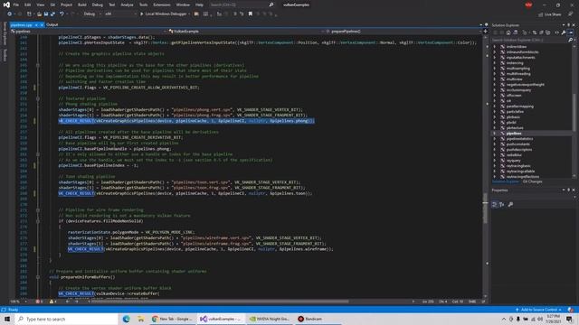 #019 Vulkan API-Производные конвейера.  Функция геометрической графики Nsight Graphics