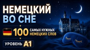 A1 _ НЕМЕЦКИЙ ЯЗЫК ПЕРЕД СНОМ: 100 самых нужных немецких слов уровня А1