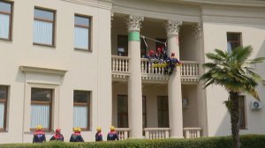 В Сочи прошли учения на курорте «Мацеста»: землетрясение, пожар и разлив воды