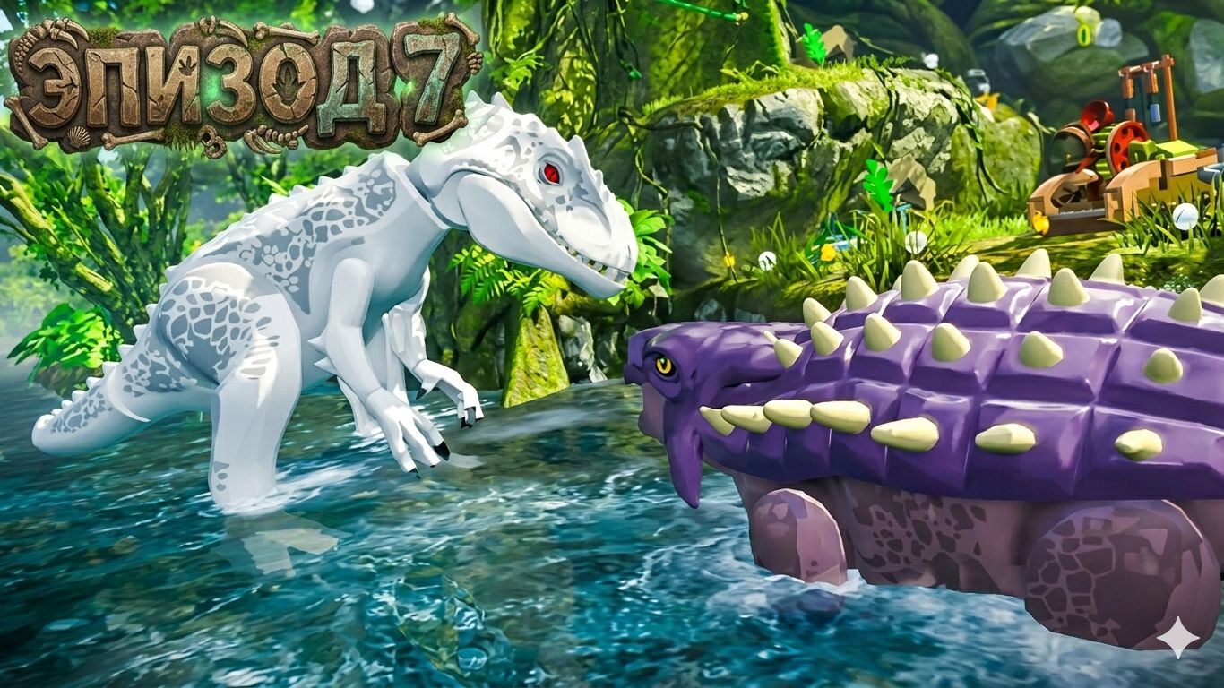 ЛЕГО игра про ДИНОЗАВРОВ 🦕 💪 Мир Юрского Периода. Эпизод 7 - прохождение