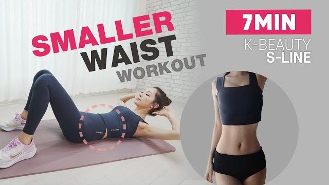 shirlyn kim-HOW TO GET A SMALLER WAIST/K POP BODY SHAPE/ 6 Min AB Seated Workout At Home / No Equipm