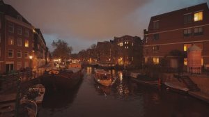 🇳🇱 Амстердам, Нидерланды - Атмосфера вечернего города / 2026 / 4K (2160p)