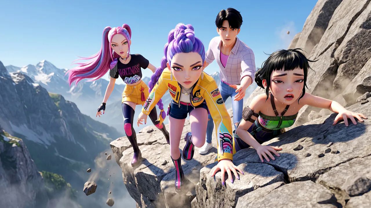 Испытание альпинизмом 🏔🔥 [KPop Demon Hunters]