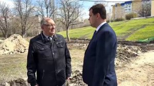 Глава Саратова Игорь Молчанов в рамках объезда посетил парк «Территория детства»