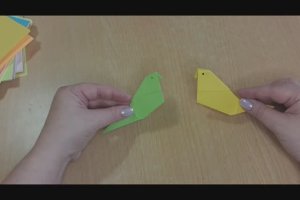 Как сделать попугая из бумаги. Оригами-попугай🦜