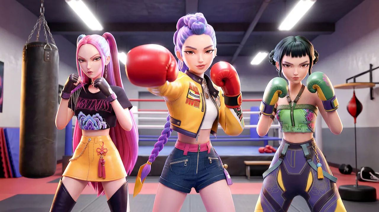 Тренировка по кикбоксингу 🥊🔥[KPop Demon Hunters]