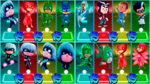 МЕГАМИКС Герои в масках ⚡️ Coffin Dance в Tiles Hop lvl 33-36 - Мультик PJ Masks